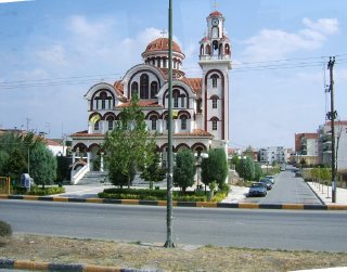 Греция. Церковь где-то в середине страны...